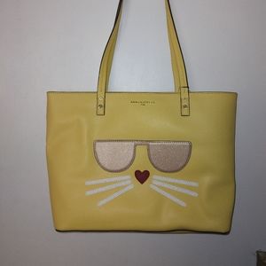 Yellow cat karl lagerfeld purse!